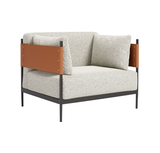 Urban Modern Armchair – Industrial Comfort | Designer Accent Seating | Trufairs