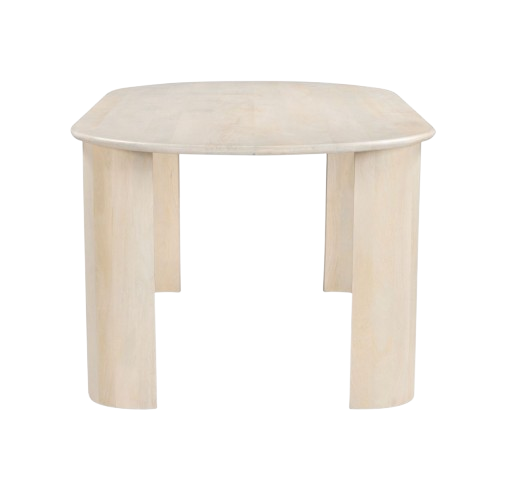 Natural Grain Dining Table – Organic Warmth | Spacious Modern Centerpiece | Trufairs