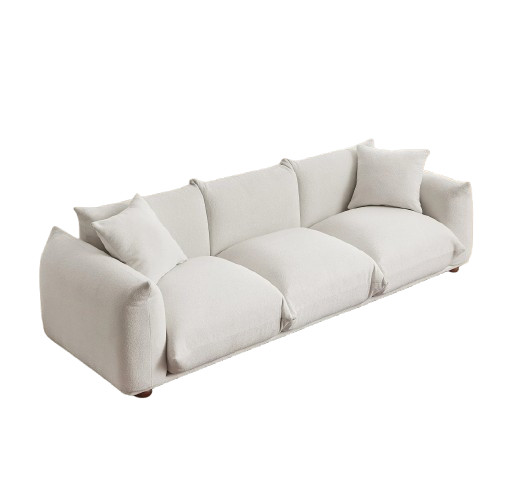 Kely 100'' Boucle Upholstered Sofa