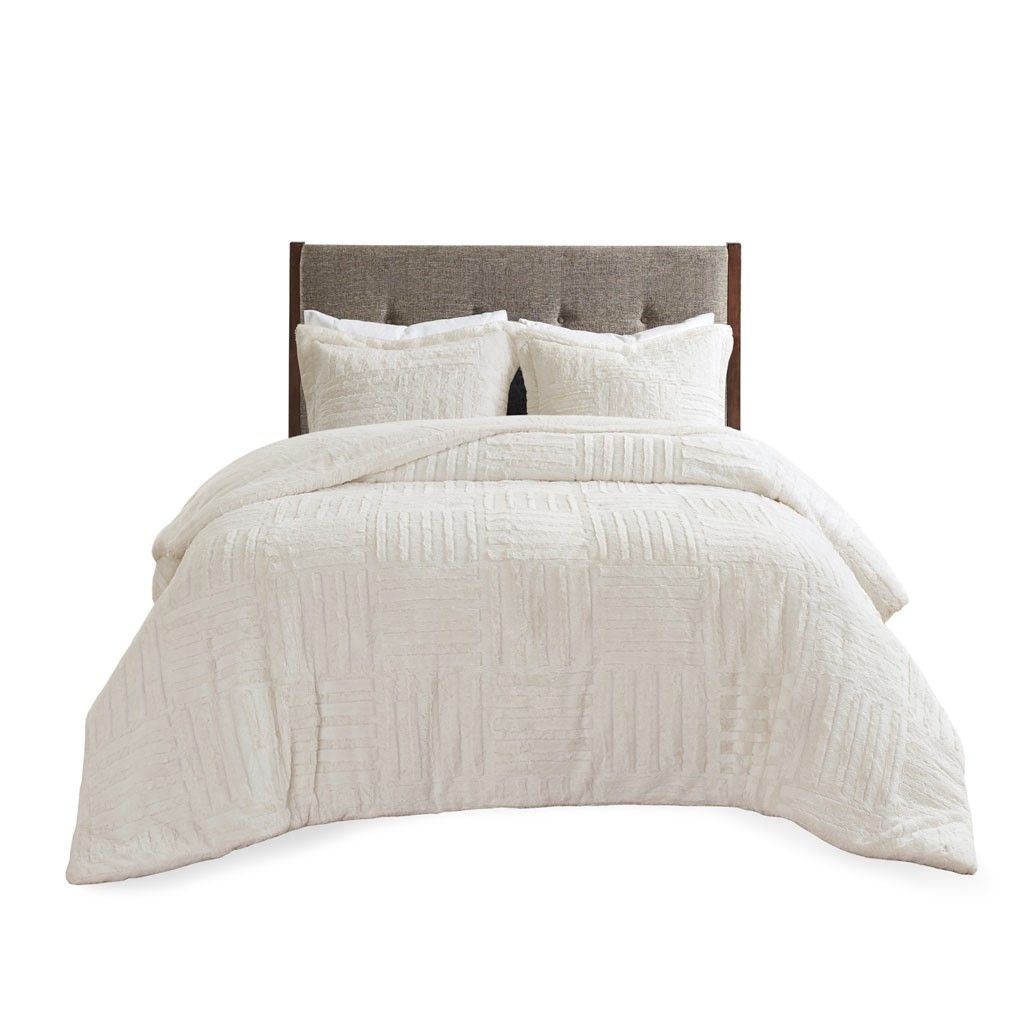 Faux Fur Comforter Mini Set