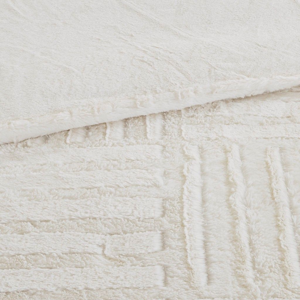 Faux Fur Comforter Mini Set