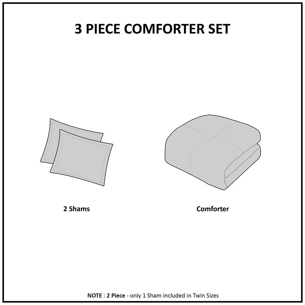 Faux Fur Comforter Mini Set