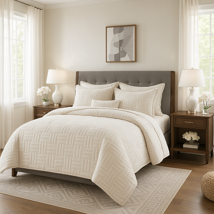 Faux Fur Comforter Mini Set