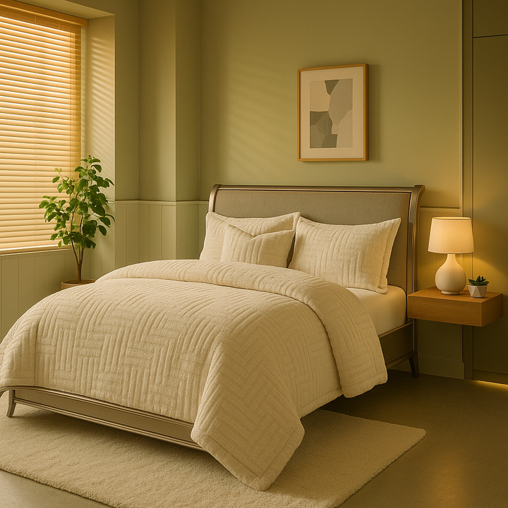 Faux Fur Comforter Mini Set