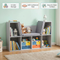 Kids’ Reading Nook Cube Organizer – 6-Cube Storage with Seat | Playroom Bookcase | Trufairs