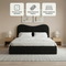 Velvet Noir Queen – Modern Upholstered Statement | Queen Bed Frame | Trufairs