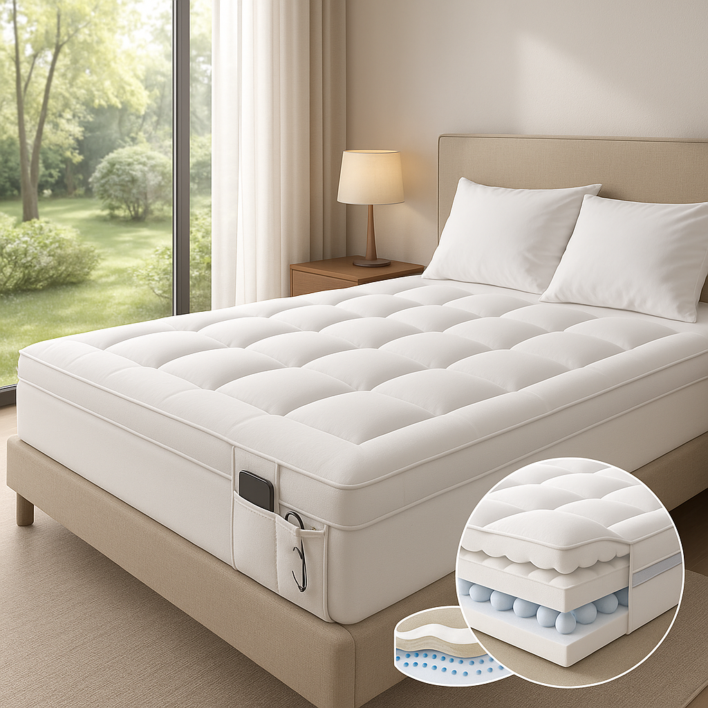  Fiber Fill Mattress Topper