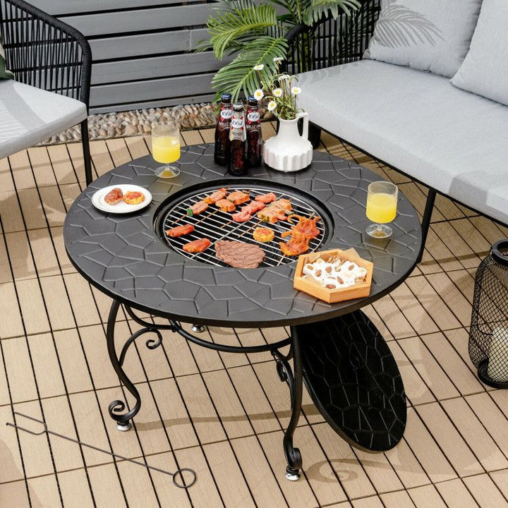 Fire Pit Dining Table