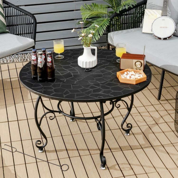 Fire Pit Dining Table