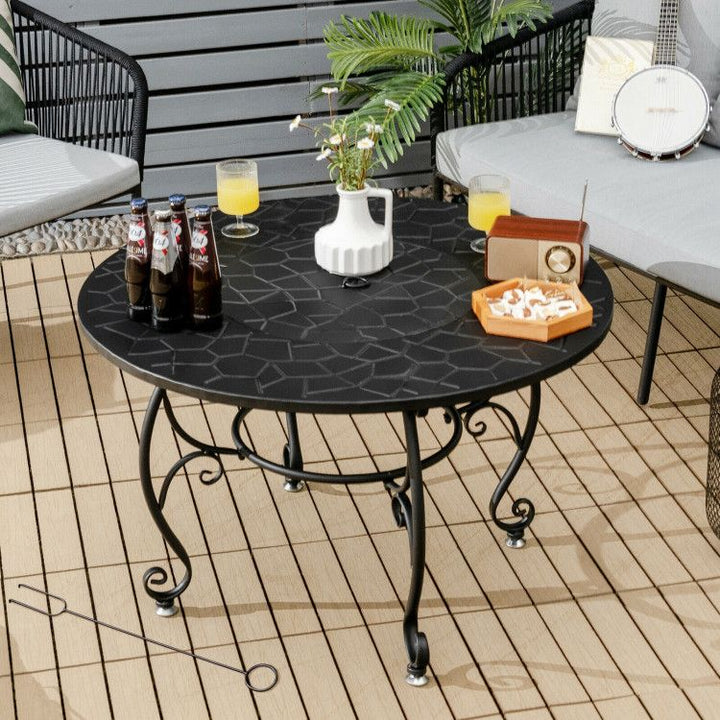 Fire Pit Dining Table