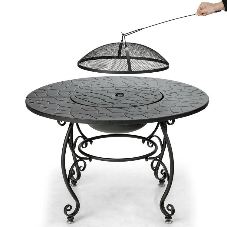 Fire Pit Dining Table