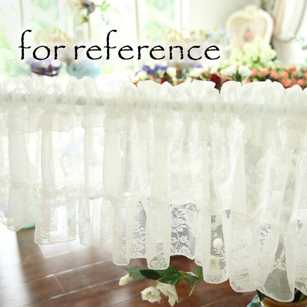 Floral Lace Door Curtain