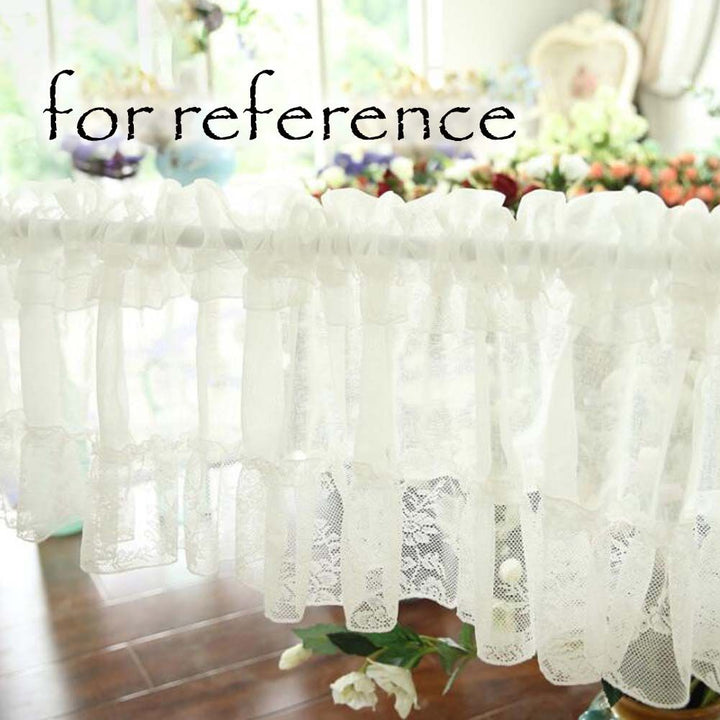 Floral Lace Door Curtain