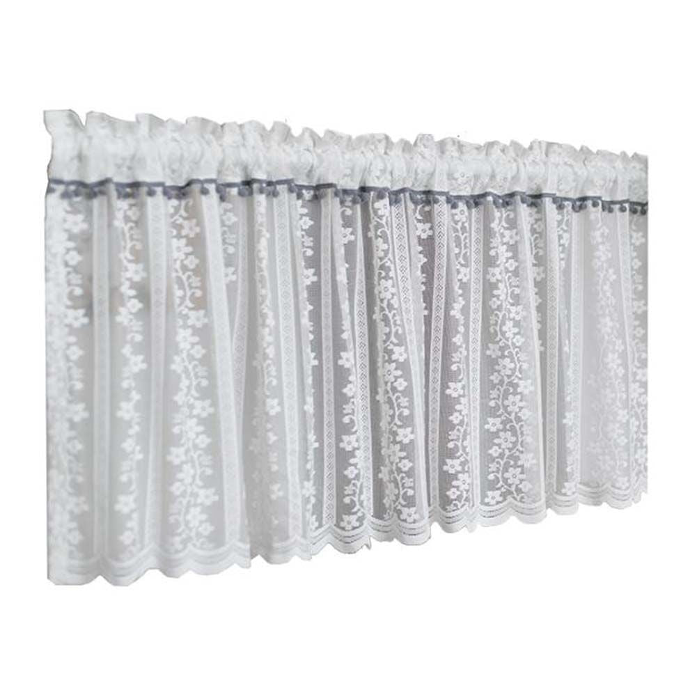 Flower Lace Embroidered Valance
