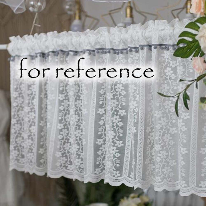 Flower Lace Embroidered Valance