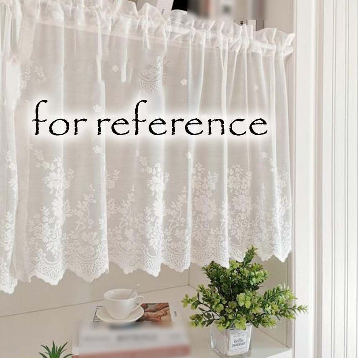 Flower Lace Gauze Café Curtain