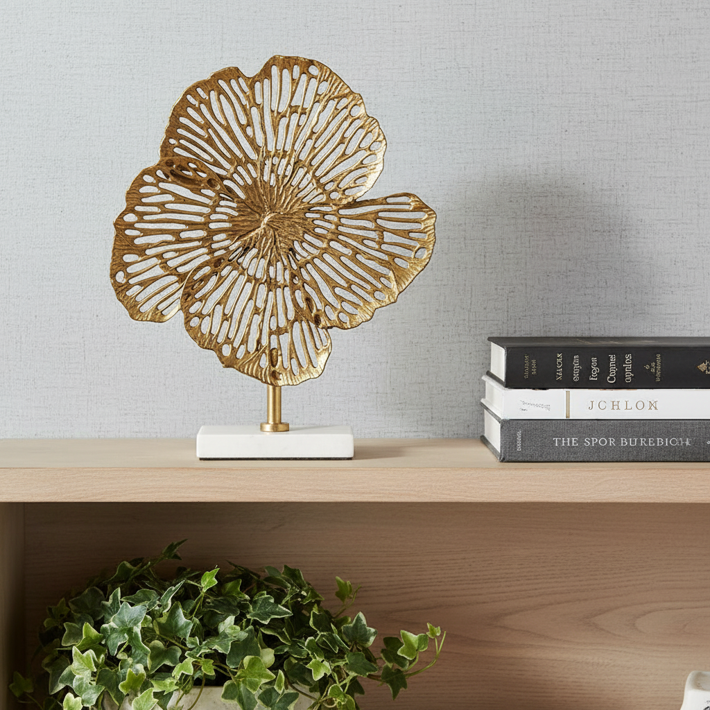 Flowers Abstract Tabletop Sculpture