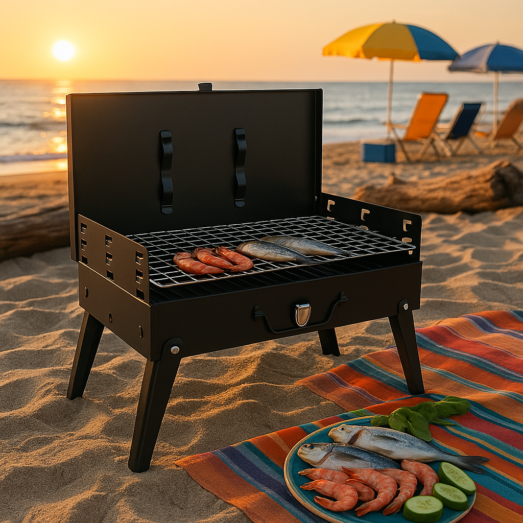 Foldable Charcoal BBQ Grill