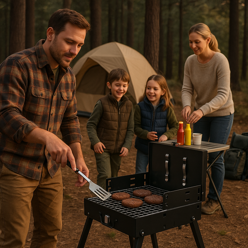Foldable Charcoal BBQ Grill