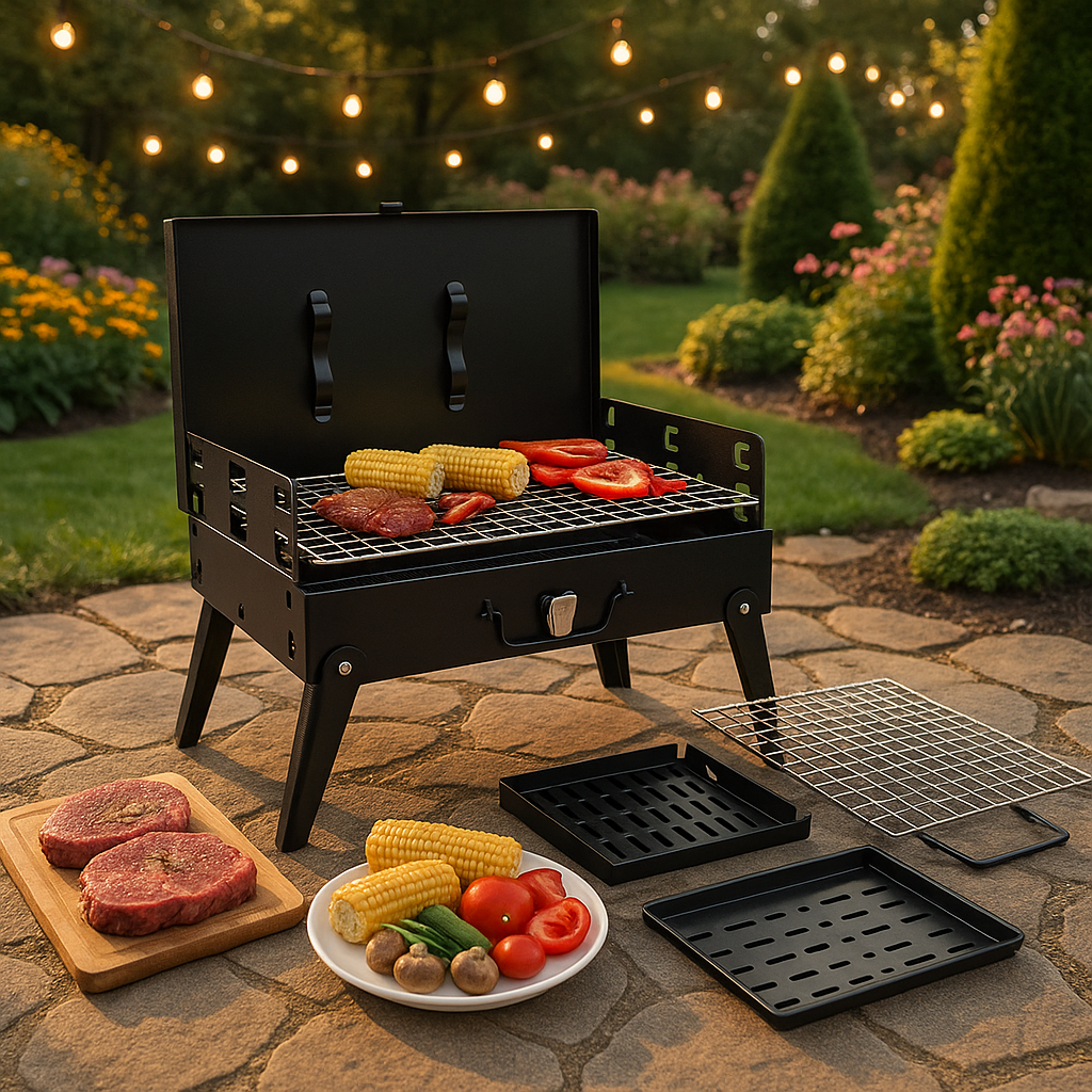 Foldable Charcoal BBQ Grill