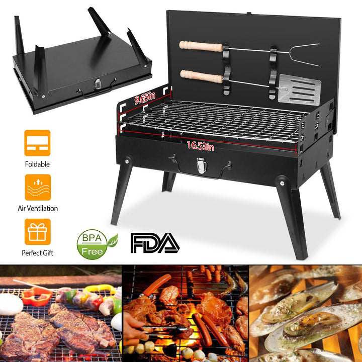 Foldable Charcoal BBQ Grill