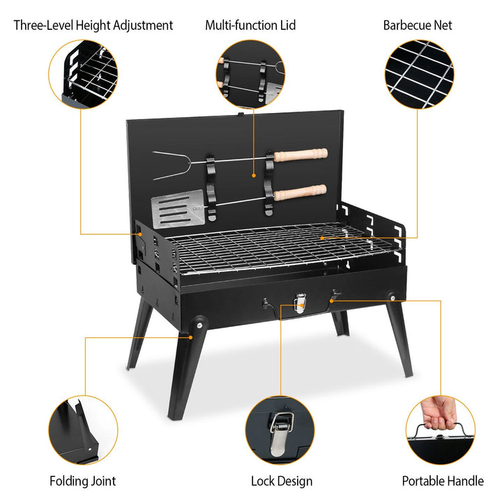 Foldable Charcoal BBQ Grill