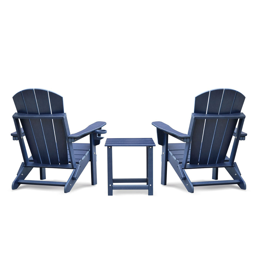 Folding Adirondack Patio Set