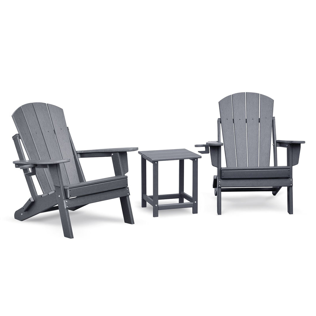 Folding Adirondack Patio Set