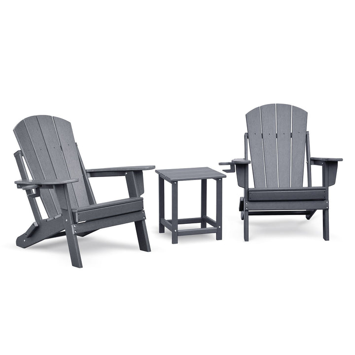Folding Adirondack Patio Set