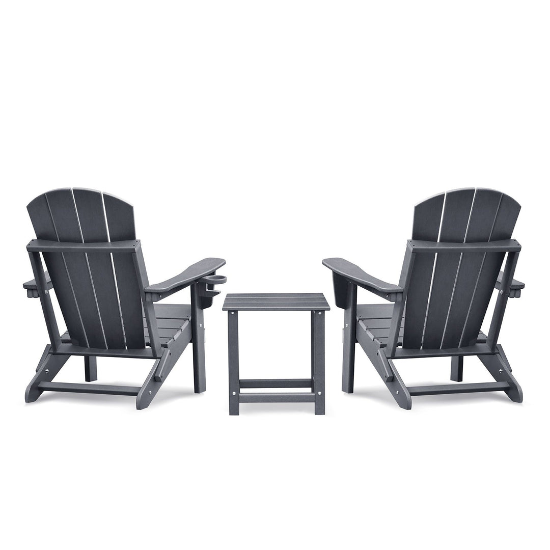 Folding Adirondack Patio Set