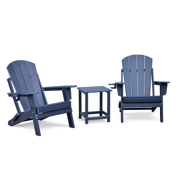 Folding Adirondack Patio Set