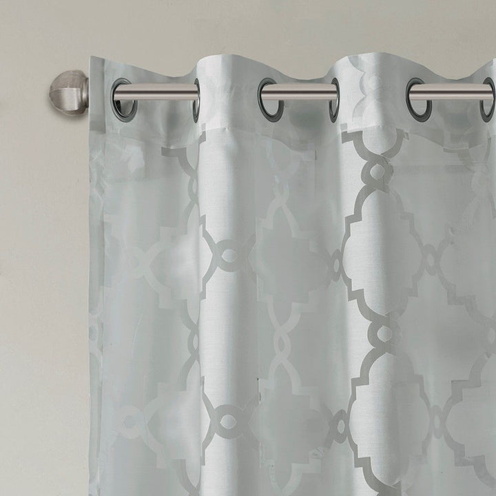 Fretwork Burnout Sheer Panel