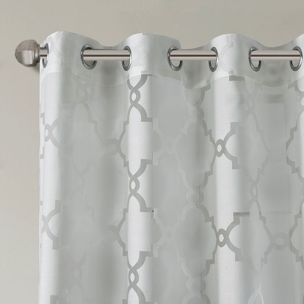 Fretwork Burnout Sheer Panel