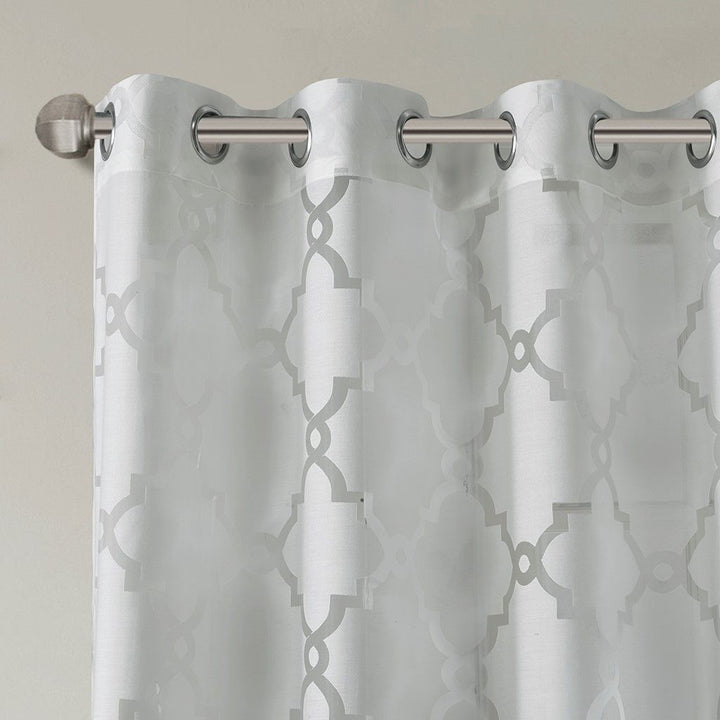 Fretwork Burnout Sheer Panel