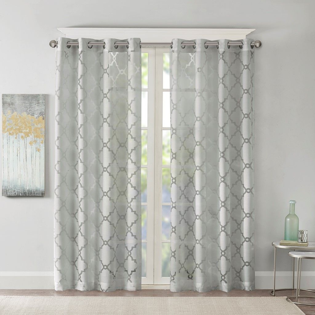 Fretwork Burnout Sheer Panel