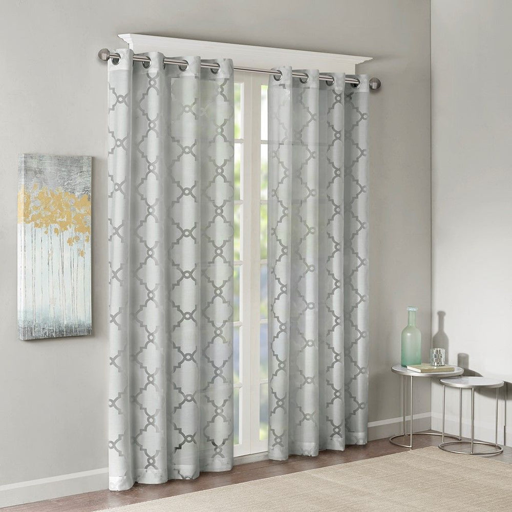 Fretwork Burnout Sheer Panel