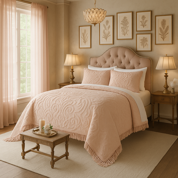 Fringe Coverlet Set