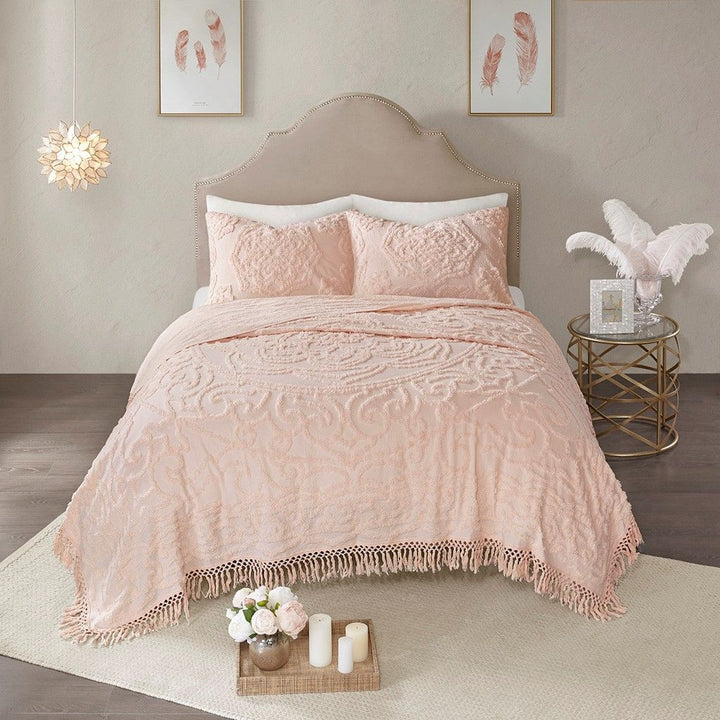 Fringe Coverlet Set