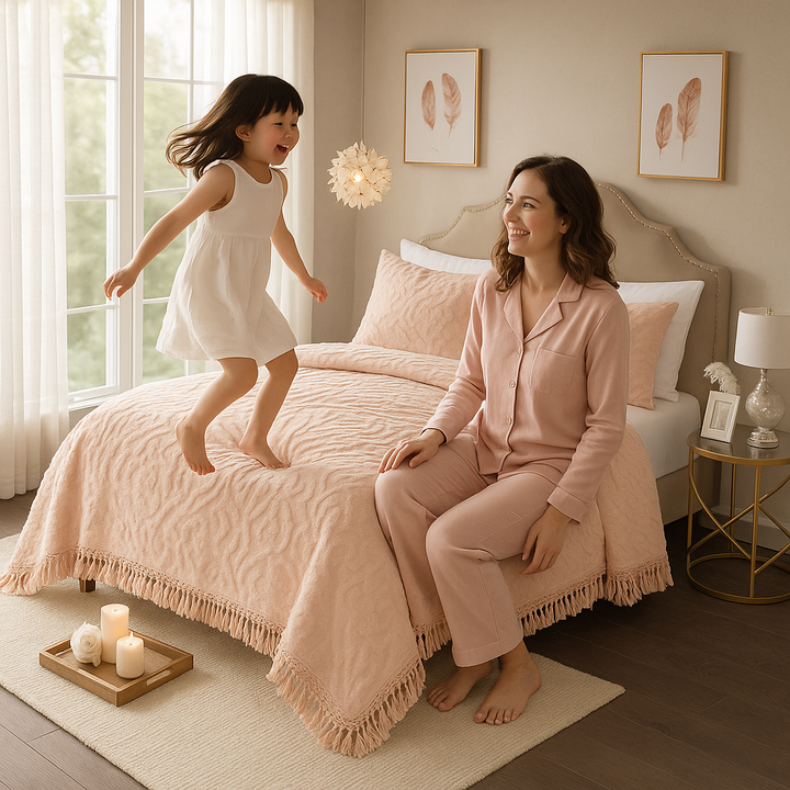 Fringe Coverlet Set