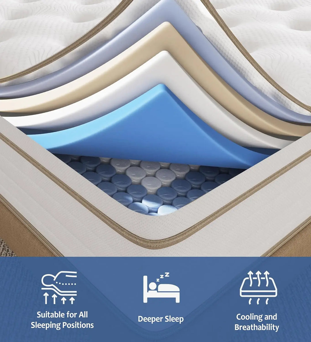  Full Size Hybrid Mattress 