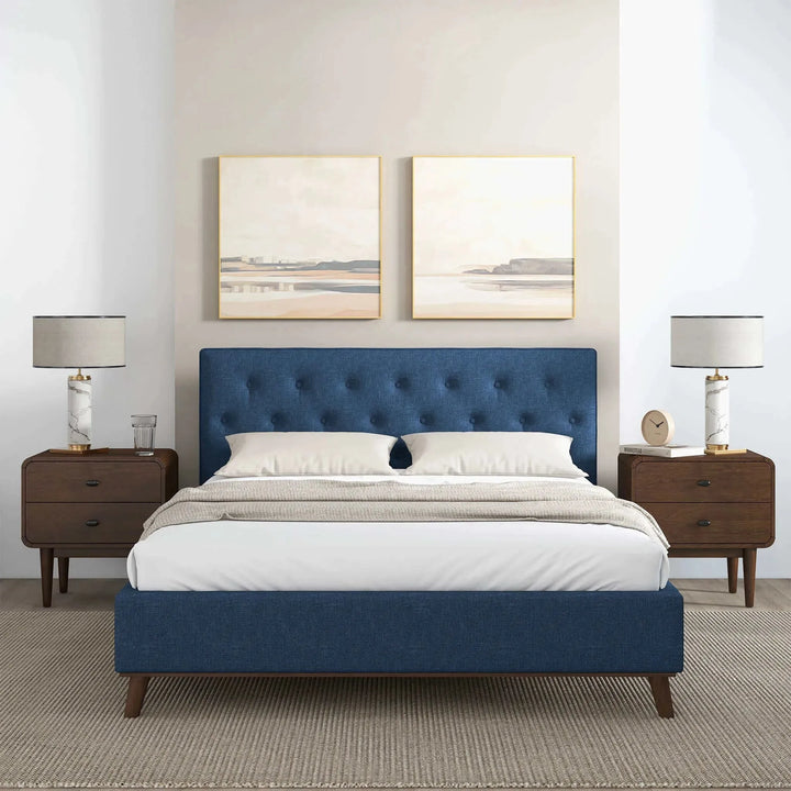 Graceville King Bed Blue