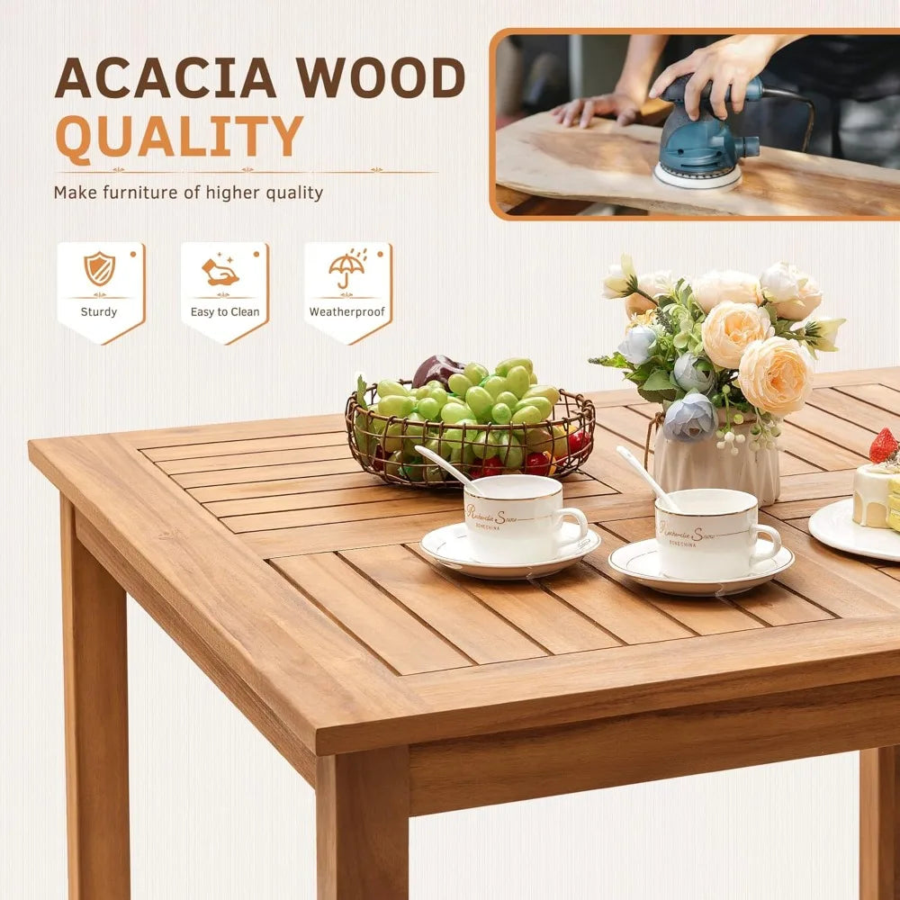 Greesum 5 Piece Patio Dining Set 