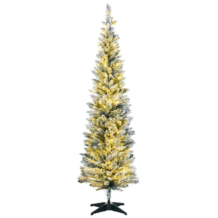 HOMCOM 6ft Pencil Christmas Tree