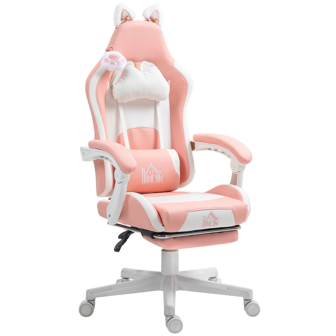 HOMCOM Cute Racing Gamer Chair