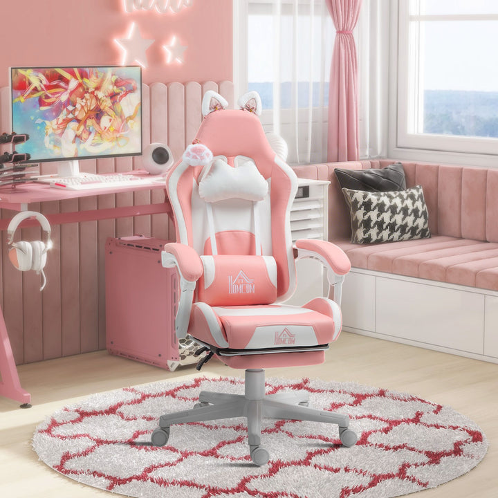 HOMCOM Cute Racing Gamer Chair