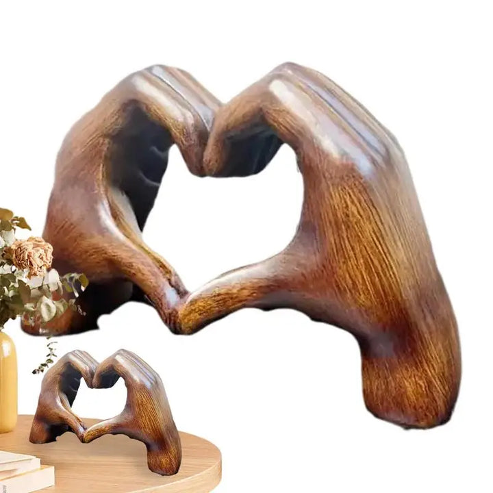 Hand Heart Sculpture