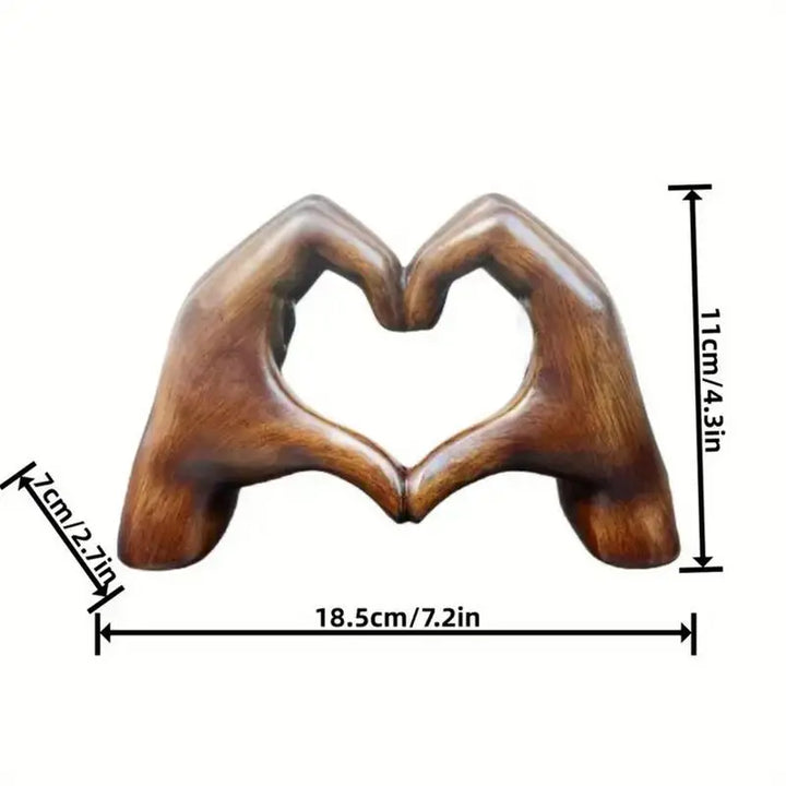Hand Heart Sculpture