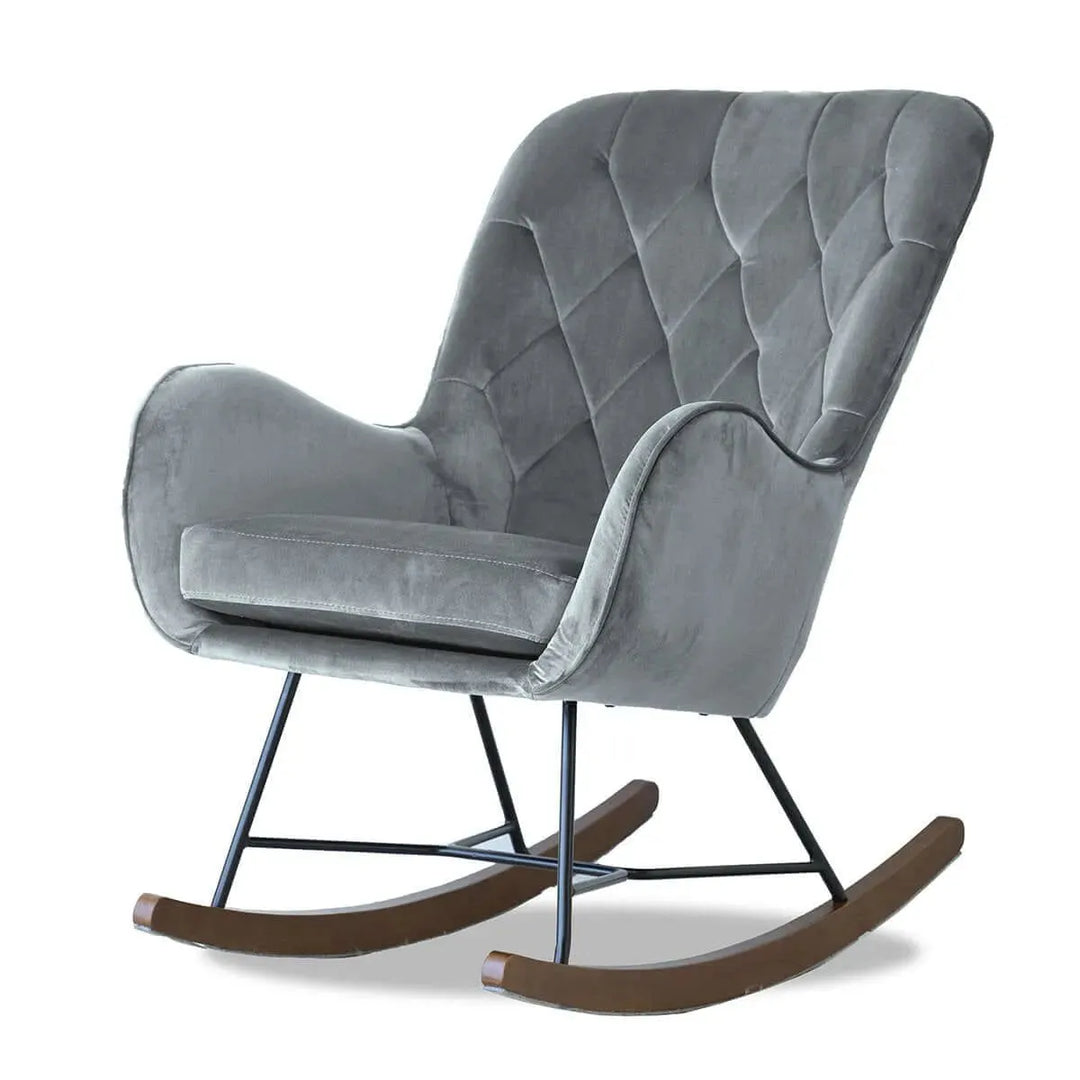 Hannah Mid Century Modern Rocking Chair