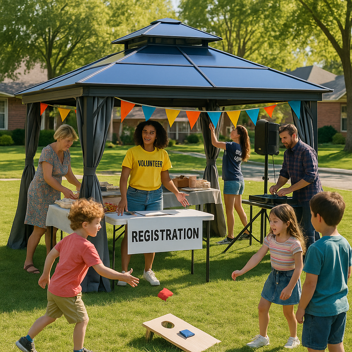 Hardtop Gazebo Canopy