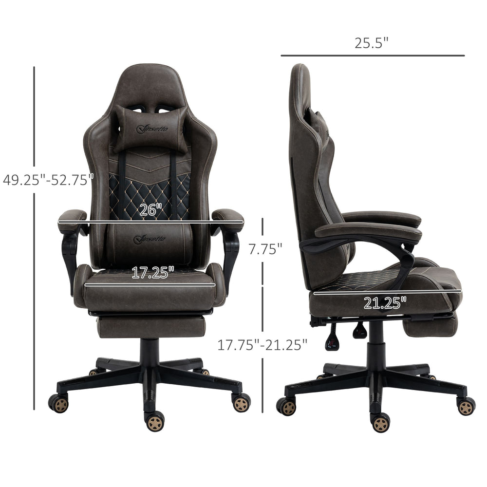 High Back Brown Office Chair
